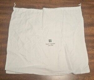 Kate Spade New York Purse Dust Bag Case Protector Storage White Bag 18.5x17"